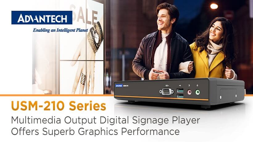 USM-210 Multimedia Digital Signage Player - Mang Tới Trải Nghiệm Đồ Họa Tuyệt Vời Hơn!